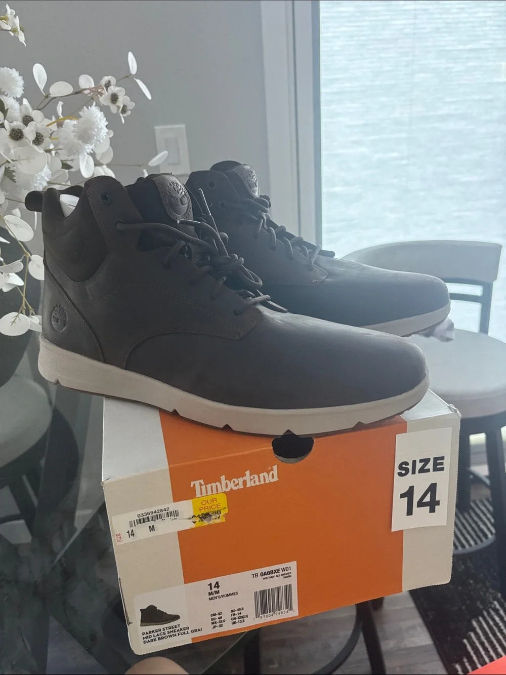 Timberland Men's Parker street mid lace sneaker